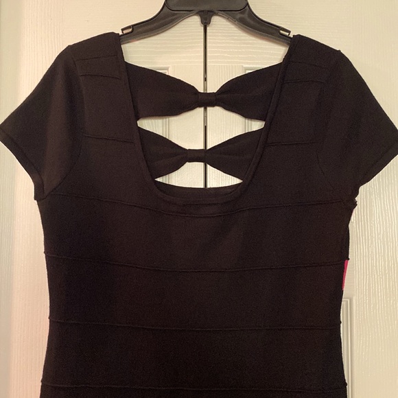 PINK-ROSE beautiful stretchy dress Size 10 - Picture 3 of 5